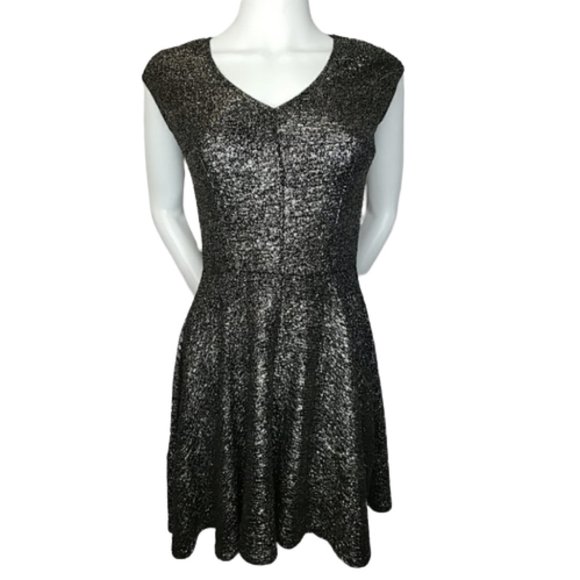 Bar III Dresses & Skirts - Bar III Stretch Sparkly Metallic Party Dress Sz M
